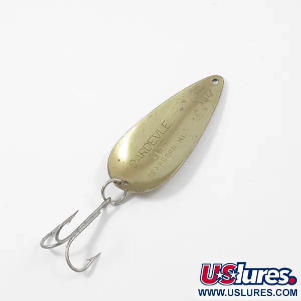 Vintage  Eppinger Dardevle Imp, 2/5oz Brass fishing spoon #2151