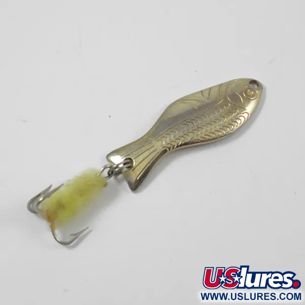Vintage   Al's gold fish, 1/4oz Gold fishing spoon #2159