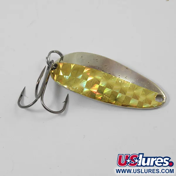 Vintage  Seneca Little Cleo (Hula Girl), 1/3oz Gold fishing spoon #2163