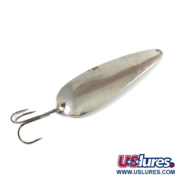 Vintage  Etic Toronto Wobbler, 3/5oz Nickel / Bronze (Brass) fishing spoon #2175