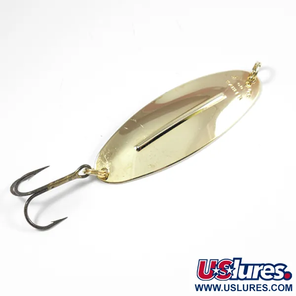 Vintage   Williams Wabler, 2/3oz Gold (Gold Plated) fishing spoon #2188