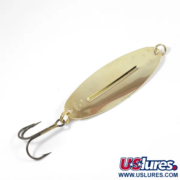 Vintage   Williams Wabler, 2/3oz Gold (Gold Plated) fishing spoon #2188