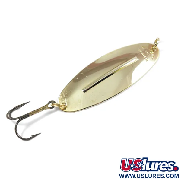 Vintage   Williams Wabler, 2/3oz Gold (Gold Plated) fishing spoon #2188
