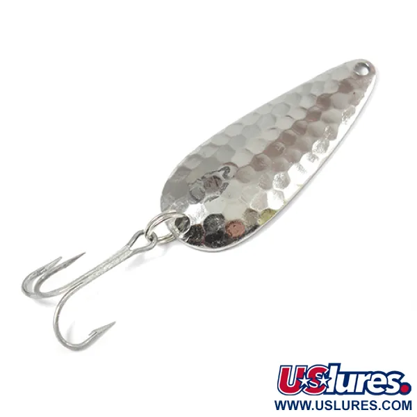Vintage  Eppinger Dardevle Imp, 2/5oz Hammered Nickel fishing spoon #2200