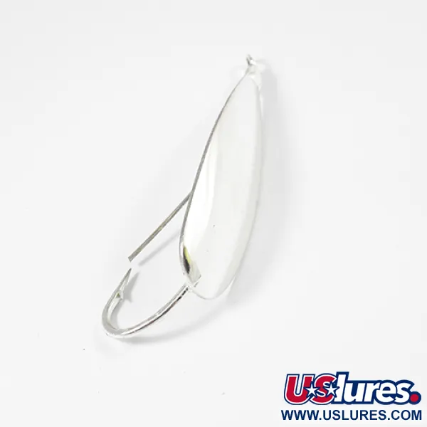 Vintage   Johnson Silver Minnow, 3/5oz Silver (Silver Plated) fishing spoon #2201