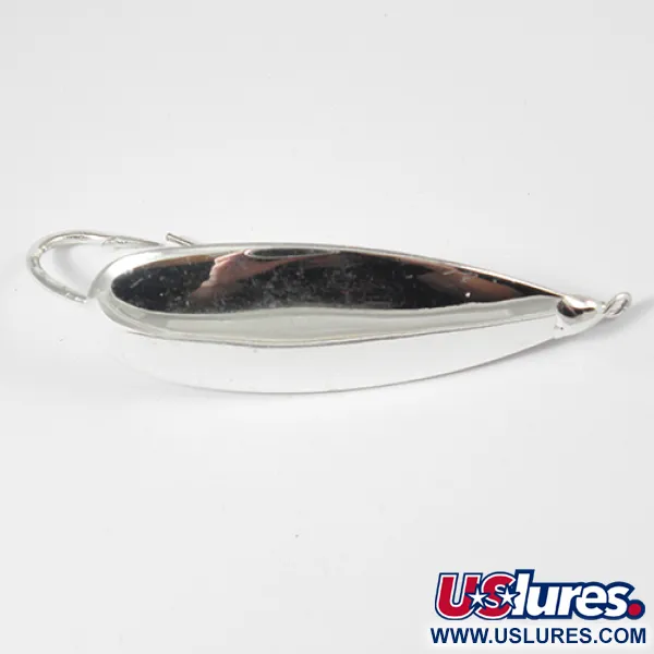 Vintage   Johnson Silver Minnow, 3/5oz Silver (Silver Plated) fishing spoon #2201