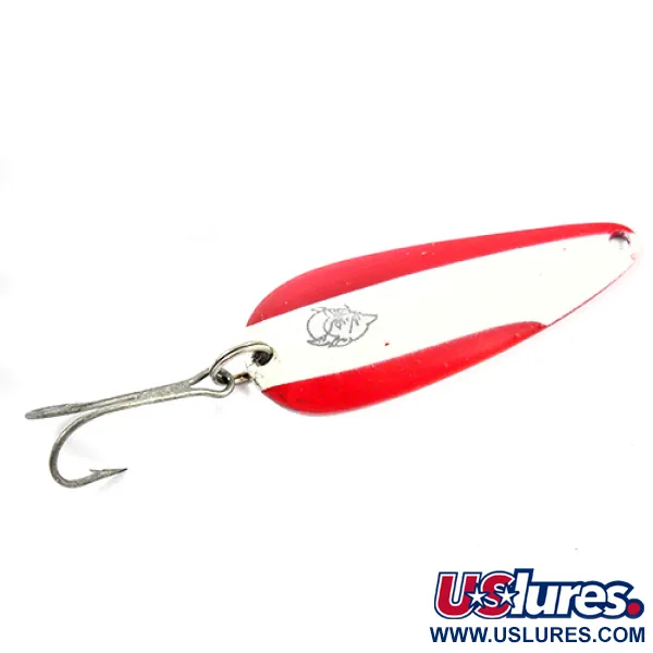 Vintage  Eppinger Dardevle Imp, 2/5oz Red / White / Nickel fishing spoon #2264