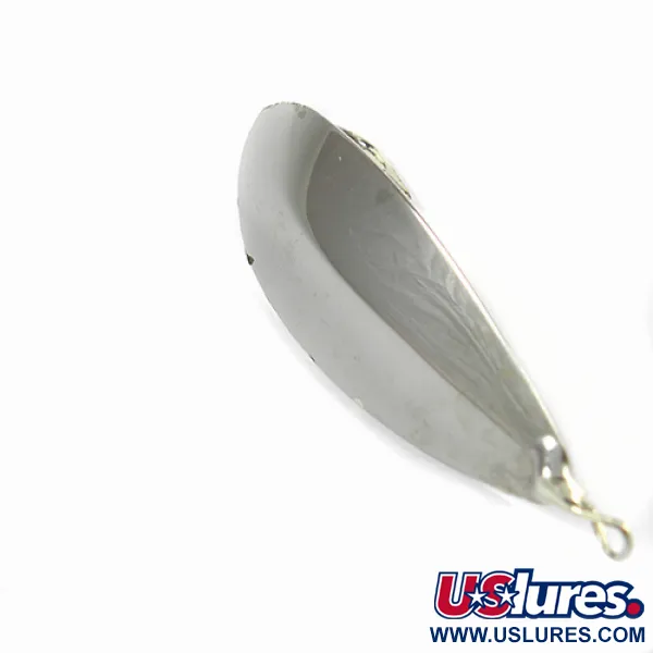 Vintage   Weedless Johnson Silver Minnow, 1oz Nickel fishing spoon #2273