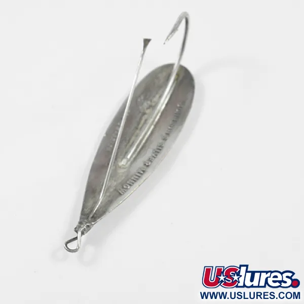 Vintage   Weedless Johnson Silver Minnow, 2/5oz Silver fishing spoon #2284