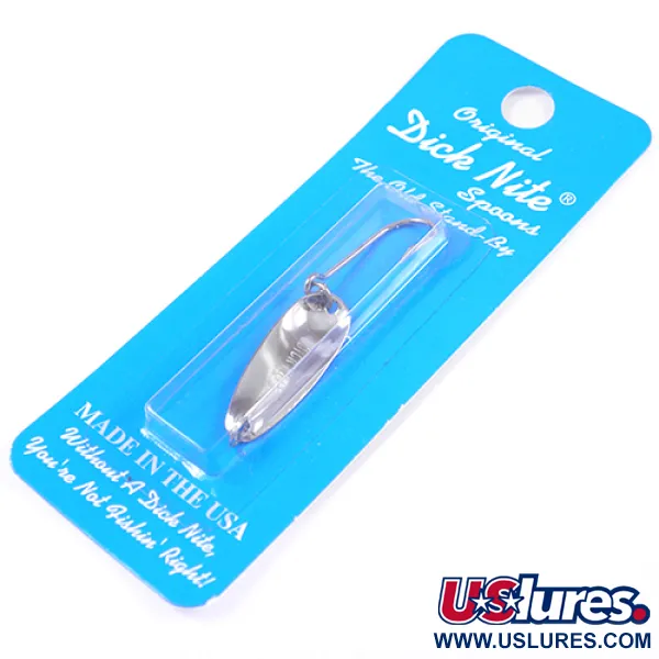  Dick Nite Spoons Dick Nite #1,  Nickel fishing spoon #2307
