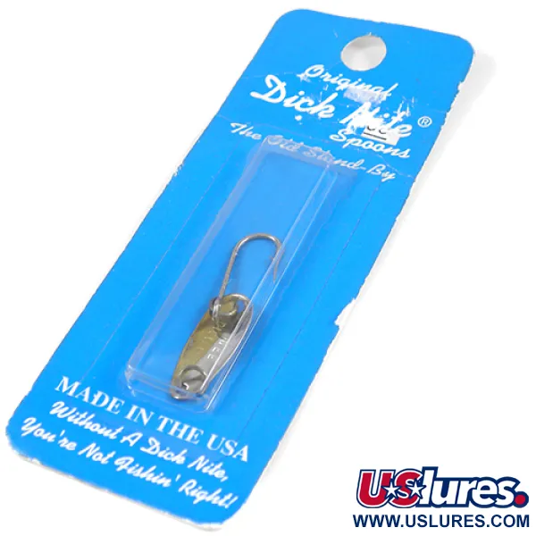  Dick Nite Spoons Dick Nite #0,  Gold / Nickel fishing spoon #2309