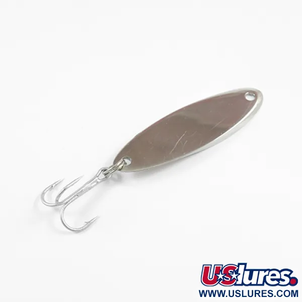 Vintage  Acme Kastmaster , 1/2oz Nickel / Green fishing spoon #2313