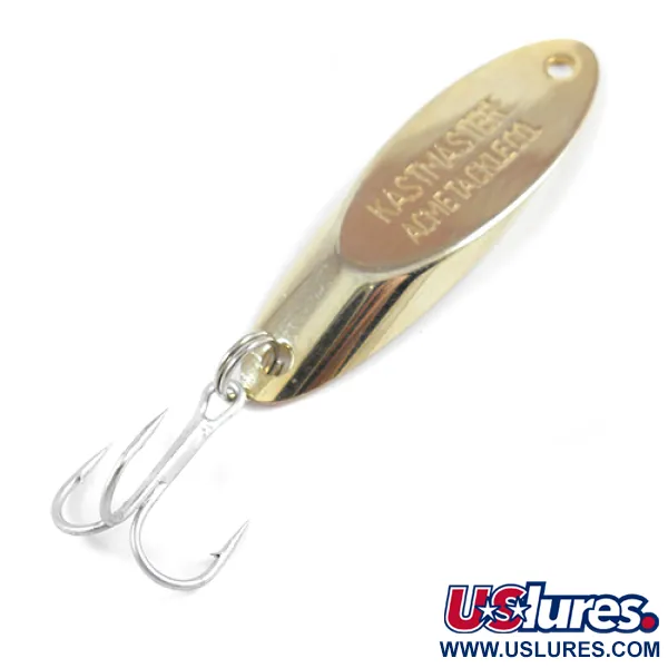 Vintage  Acme Kastmaster , 1/2oz Gold fishing spoon #2314