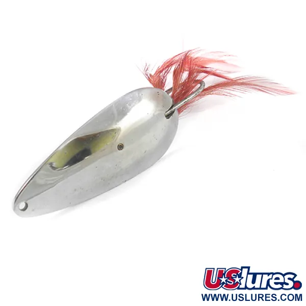 Vintage   Błystka antyzaczepowa Tony Accetta Veed-Dodger, 2/3oz Nickel fishing spoon #2326