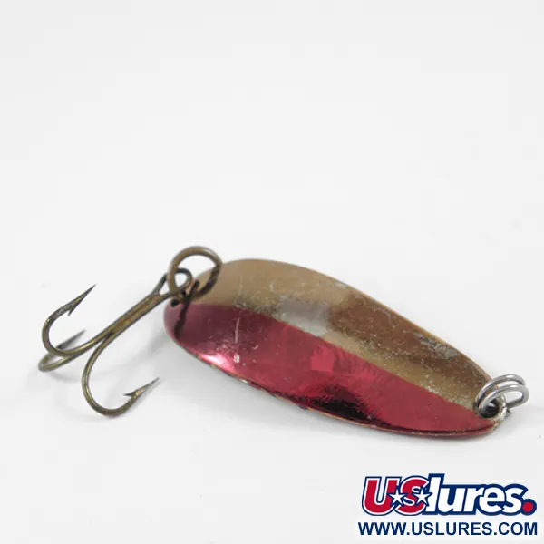 Vintage  Seneca Little Cleo (Hula Girl), 1/3oz Copper / Red fishing spoon #2329