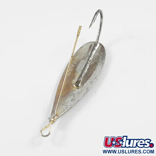 Vintage   Weedless Johnson Silver Minnow, 1/3oz Nickel fishing spoon #2336