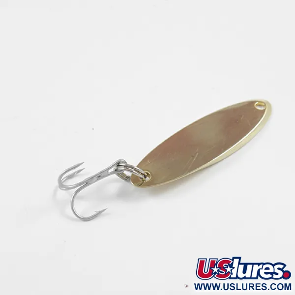 Vintage  Acme Kastmaster , 1/4oz Gold fishing spoon #2338