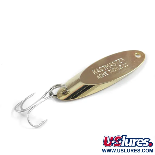 Vintage  Acme Kastmaster , 1/4oz Gold fishing spoon #2338