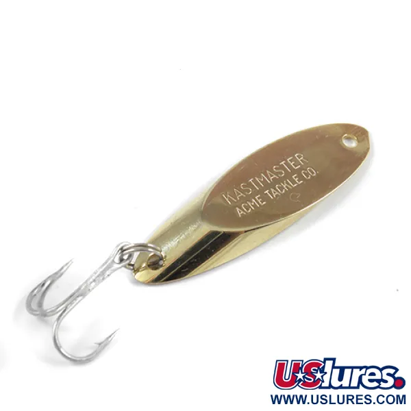 Vintage  Acme Kastmaster , 1/2oz Gold fishing spoon #2340