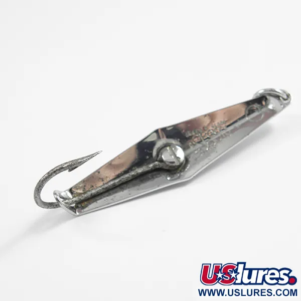 Vintage  James E. Clark  Clark Spoon , 3/16oz Nickel fishing spoon #2346