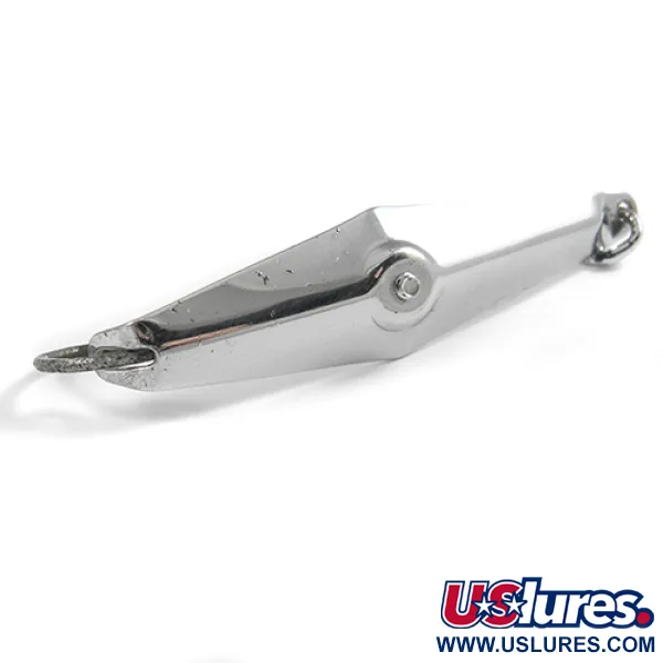 Vintage  James E. Clark  Clark Spoon , 3/16oz Nickel fishing spoon #2346