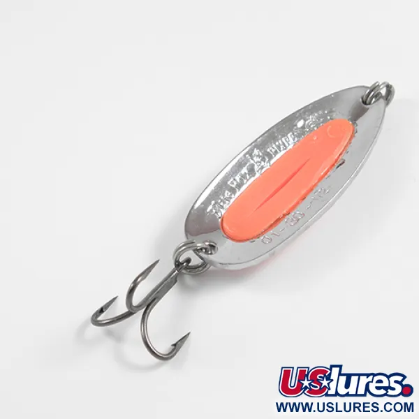   Blue Fox Pixee UV, 1/2oz Nickel / Glow UV Glow in UV light, Fluorescent fishing spoon #2353