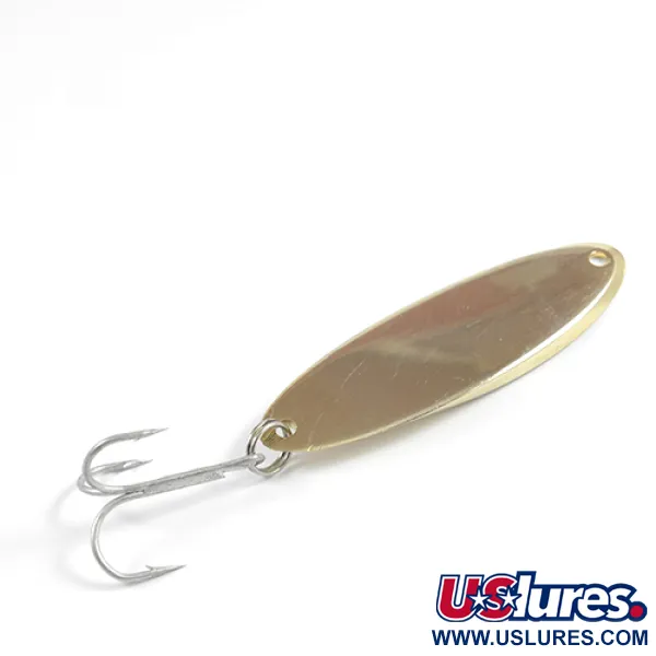 Vintage  Acme Kastmaster , 1oz Gold fishing spoon #2355