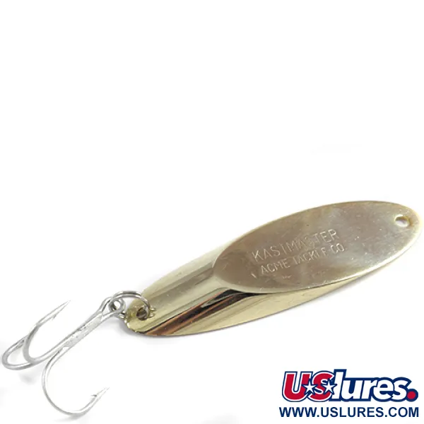 Vintage  Acme Kastmaster , 1oz Gold fishing spoon #2355