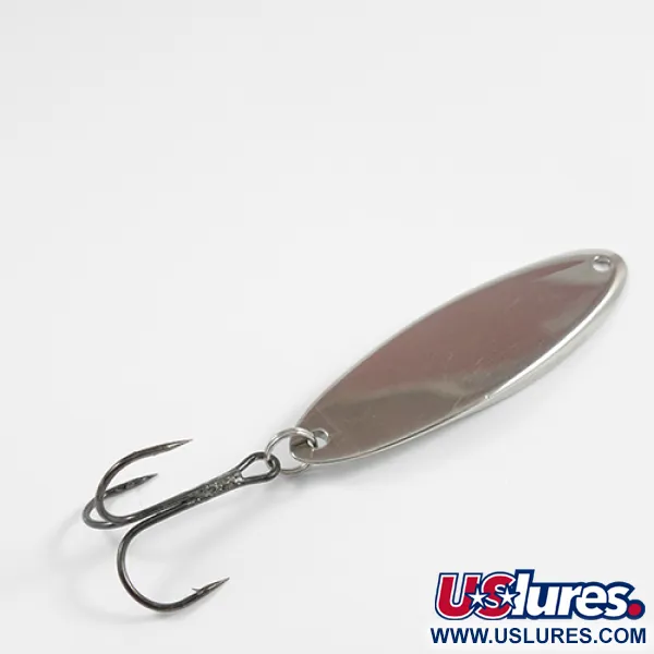 Vintage  Acme Kastmaster , 1oz Nickel / Blue fishing spoon #2356