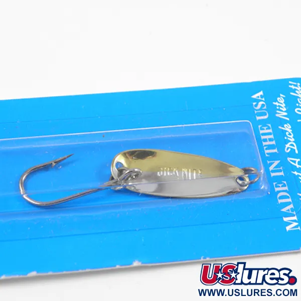  Dick Nite Spoons Dick Nite #1, 1/32oz Nickel / Gold fishing spoon #2368