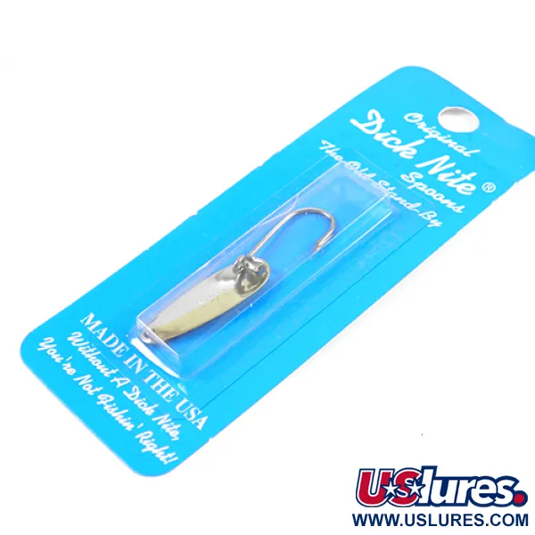  Dick Nite Spoons Dick Nite #1, 1/32oz Nickel / Gold fishing spoon #2368