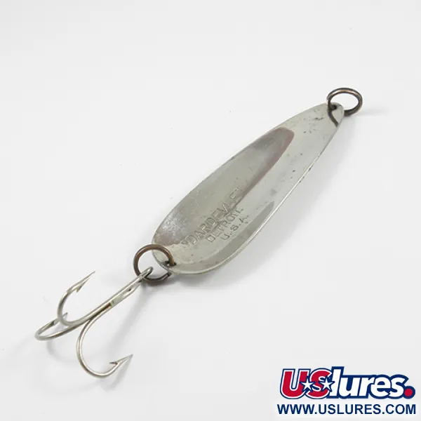 Vintage  Eppinger Dardevle, 1oz Nickel fishing spoon #2371