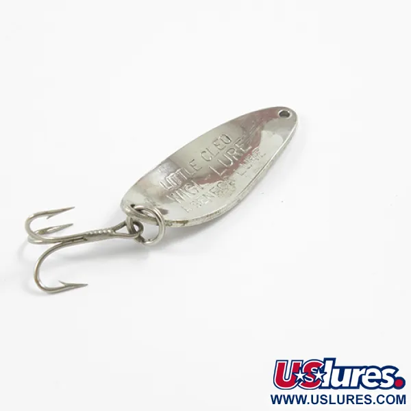 Vintage  Seneca Little Cleo, 1/4oz Nickel fishing spoon #2373