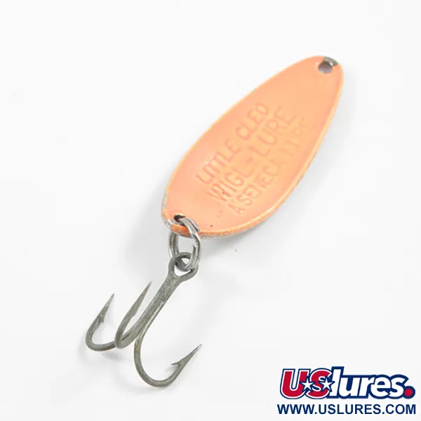 Vintage  Seneca Little Cleo, 1/4oz Nickel / Orange fishing spoon #2375