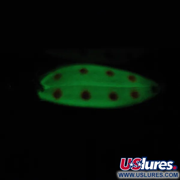  TODDCO Main liner, 2/5oz Glow (Glow in Dark) fishing spoon #2381