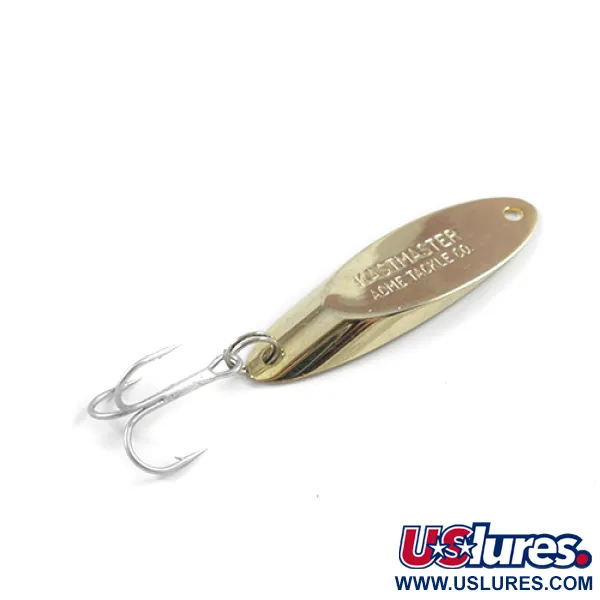 Vintage  Acme Kastmaster, 1/2oz Gold fishing spoon #2388