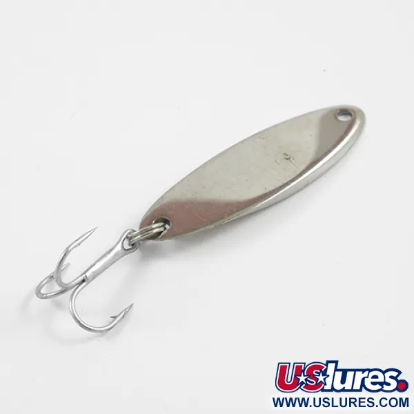 Vintage  Acme Kastmaster , 1/2oz Nickel / Blue fishing spoon #2389