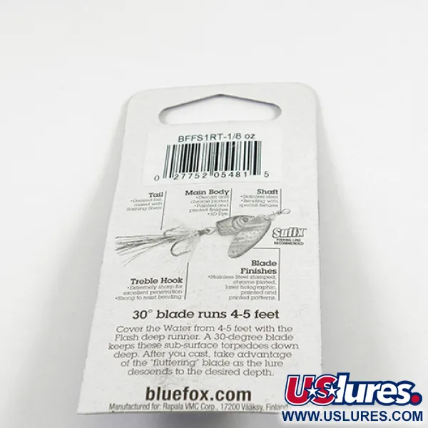   Blue Fox Flash Deep Runner, 1/8oz Trout spinning lure #2408
