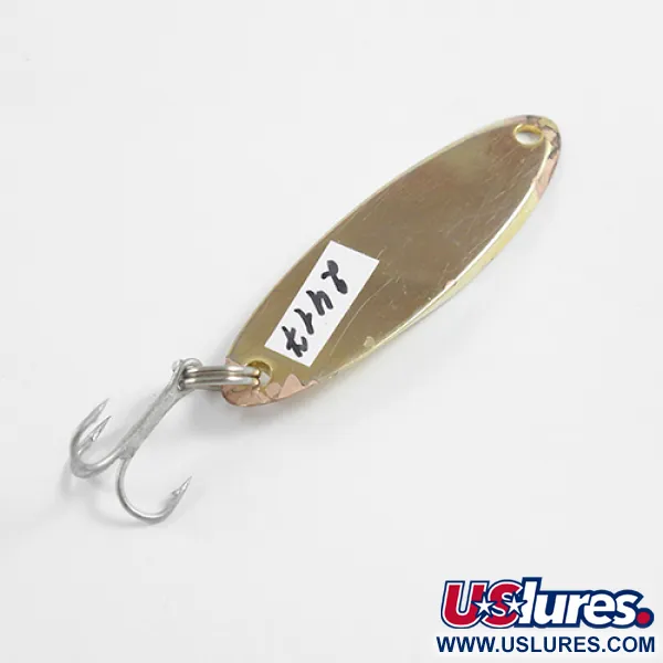 Vintage  Acme Kastmaster , 1/4oz Gold fishing spoon #2417