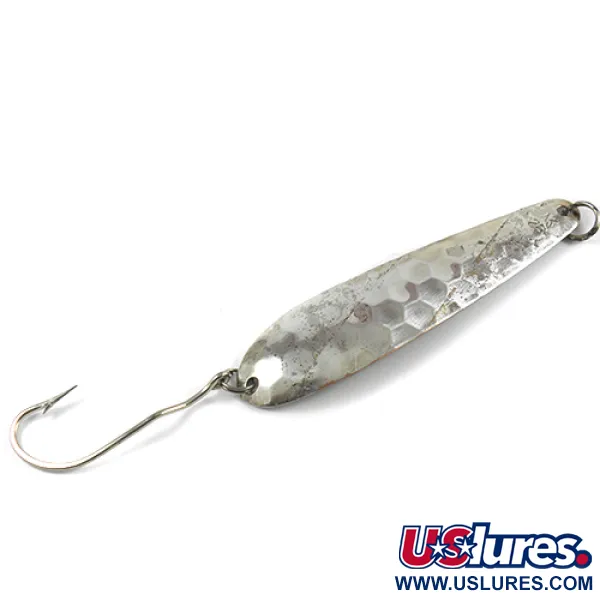 Vintage   Len Thompson Northern King 28, 1/2oz Silver (Silver Plated) fishing spoon #2427