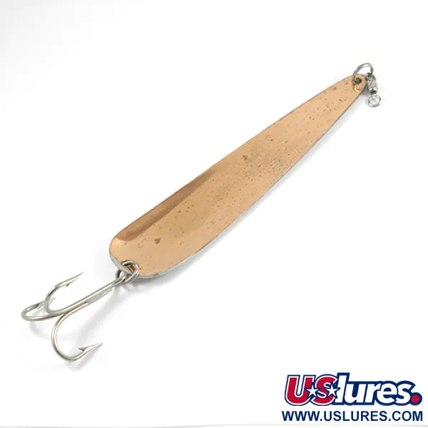 Vintage   Northern Miller 9, 1oz Nickel / Copper fishing spoon #2429