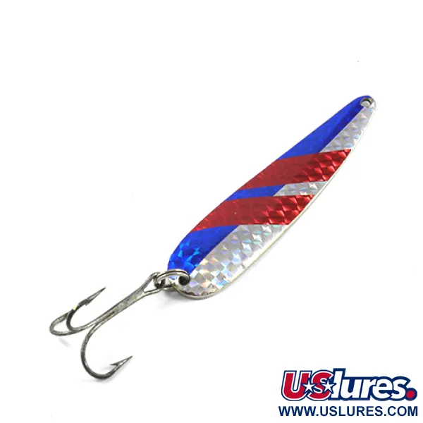 Vintage  Eppinger Dardevle Seadevlet, 1oz Red / Blue / Nickel fishing spoon #2450