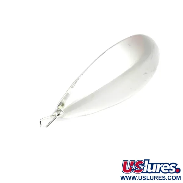 Vintage   Weedless Johnson Silver Minnow, 1oz Silver fishing spoon #2463