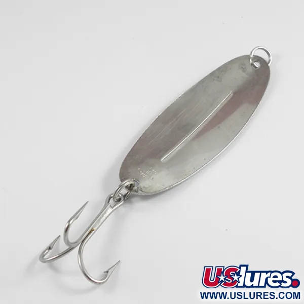 Vintage   Williams Wabler W60, 3/4oz Silver / Rainbow Hologram (Silver Plated) fishing spoon #2467
