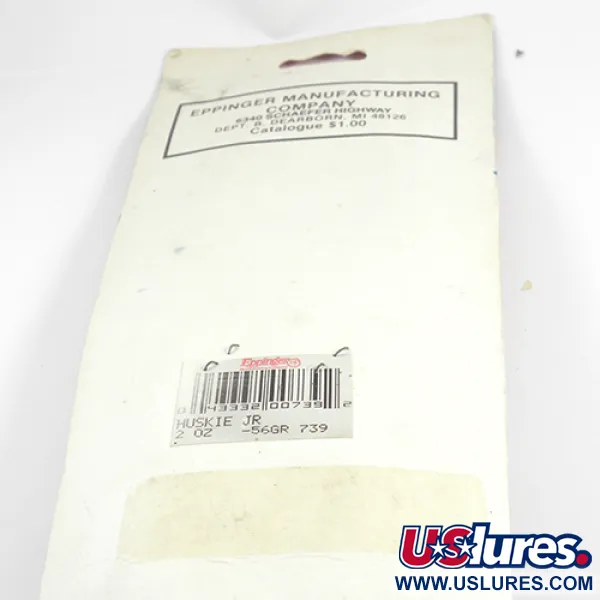  Eppinger Dardevle Huskie Junior, 2oz Green / Nickel fishing spoon #2474