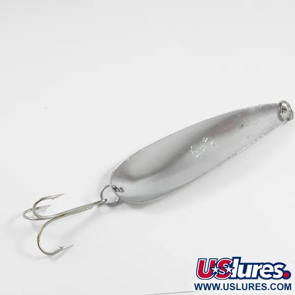 Vintage  Worth Chippewa, 3/4oz Tiger / Nickel fishing spoon #2476