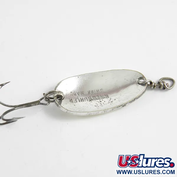 Vintage  EGB Kneubuhler Swiss made, 3/16oz Silver / Gold fishing spoon #2502