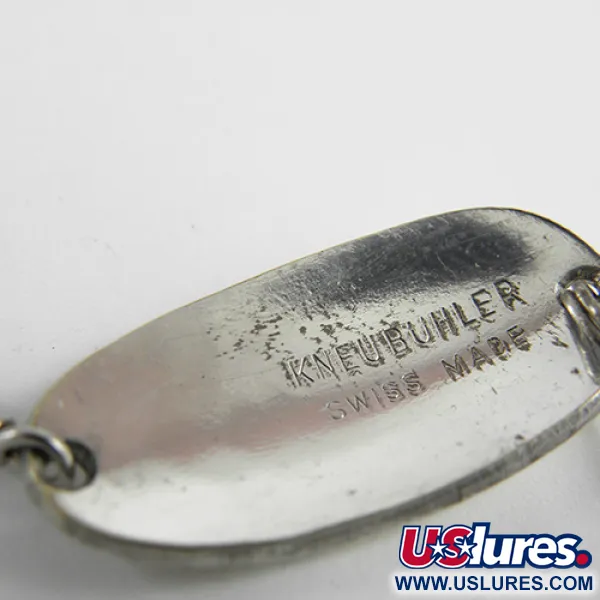 Vintage  EGB Kneubuhler Swiss made, 3/16oz Silver / Gold fishing spoon #2502