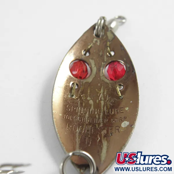 Vintage  Hofschneider RED EYE, 1/4oz Copper / Red Eyes fishing spoon #2503