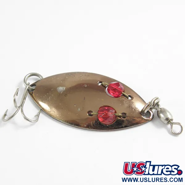 Vintage  Hofschneider RED EYE, 1/4oz Copper / Red Eyes fishing spoon #2503